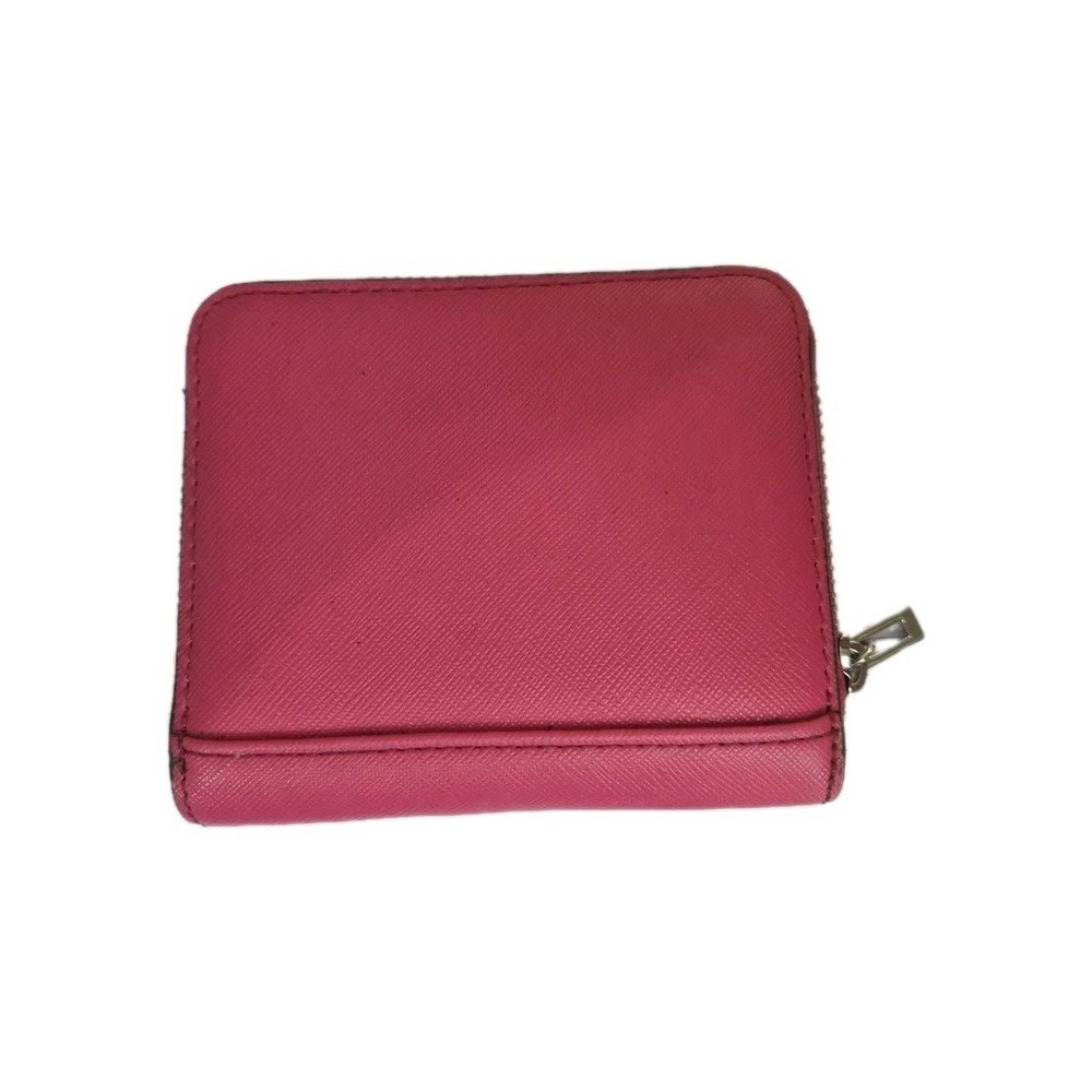 Guess  Womens Hot Pink Zip Around Wallet  4.5"X 4" - Picture 2 of 5